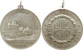 Nürnberg, Stadt Tragbare versilberte Bronzemedaille von Lauer, Männer - Turnverein, auf die Einweihung der Turnhalle -