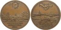 Nürnberg, Stadt Bronzemedaille v. Lauer, auf die 2. Bayerische Landesausstellung, Brb. Luitpold in Medaillon -