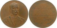 Schweiz-Vaud (Waadt) Bronzemedaille v. Jamin, Genf, auf den Tod von Louis Ruchonnet, Schweizer Bundespräsident -