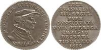 Schweiz-Zürich Silberabschlag vom Dukaten 1819 auf die 300-Jahrfeier der Reformation in Zürich, Ulrich Zwingli Fast vorzüglich, min. Kr.