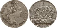Frankreich, Königreich, Bayonne, Stadt Jeton Ludwig XV., v. Roettiers, VIGENT FIDE, Chambre de Commerce, Entladung Dreimaster -