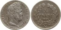 Frankreich, Königreich 1/4 Franc Louis Philippe, 1830 - 1848, Lille -