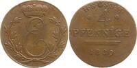 Sachsen-Coburg-Saalfeld, Herzogtum 4 Pfennig Ernst, 1806 - 1826 -