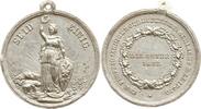 Sachsen, Stadt Leipzig Tragbare Zinnmedaille 50 Jahre Völkerschlacht -