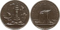 Deutschland Eisengussmedaille von Loos, Geschenk für junge Menschen, Leuchtturm (mit Wolken) und Schiff -