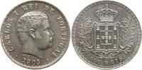 Portugal, Königreich 500 Reis Carlos I., 1889 - 1908 -