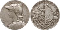 Frankreich, 3. Republik, Kolonien - Madagaskar Silbermedaille v. Roty, Kriegsdenkmünze für die Teilnehmer der 2. Expedition nach Madagaskar -