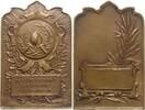 Niederlande, Nordbrabant Bronzeplakette Region du Nord Brabant, Preismedaille, nicht verliehen -