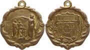 Luxemburg, Stadt Remich Tragbare Bronzegussmedaille auf das Landesturnfest, VII FETE FEDERALE DE GYMNASTIQUE 30 JUILLET 1905 -