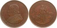 Vatikan Bronzemedaille Pius IX., 1846-1878, Pelerinage de Pibrac, Fetes de Toulouse, 28.-30. Juillet -