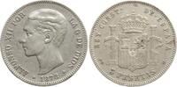 Spanien, Königreich 5 Pesetas Alfonso XII., 1874 - 1885 -
