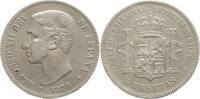 Spanien, Königreich 5 Pesetas Alfonso XII., 1874 - 1885 -