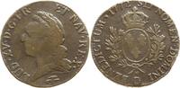 Frankreich, Königreich Ecu a la vieille tete, zeitgen. Messingfälschung! Ludwig XV., 1715 - 1774, Lyon -