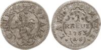 Pfalz, Kurfürstentum 1 Kreuzer Karl Theodor,1742 - 1799, Mannheim -