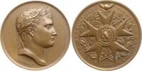 Frankreich, 1. Kaiserreich, Paris Bronzemedaille Napoleon I., 1804 - 1815, v. Andrieu, Denon und Jaley, Die Ehrenlegion -