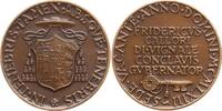 Vatikan - Sede Vacante Bronzemedaille v. Savelli, auf Kardinal Fredericio Callori di Vignale, Govern. del Conclave -
