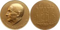 Österreich, 2. Republik, Stadt Wien Bronzemedaille v. Alfred Hofmann, auf den 50. Todestag des Komponisten Anton Bruckner -