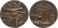 Deutschland, 1. Weltkrieg Bronzegussmedaille v. Goetz, a.d. Regierungseintritt Rumäniens, Premierminister Bratianu mit Waage -