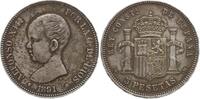 Spanien, Königreich 5 Pesetas Alfonso XIII., 1886 - 1941 -