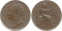 Großbritannien Farthing George IV., 1820 - 1830 -