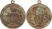 Fürstentum Reuss, Stadt Gera Tragbare Schützenmedaille Bronze v. Lahr, auf das X. Mitteldeutsche Schützenfest, Ansicht von Schloss Osterstein -