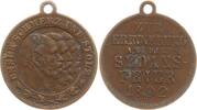 Deutschland, Kaiserreich, Preußen, Königreich Tragbare Bronzemedaille Wilhelm II, 1888 - 1918, Sedanfeier, Drei-Kaiser, Unser Schmerz und Stolz -