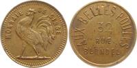Frankreich, 2. Republik, Paris Jeton Maison close, Aux Belles Poules, 32 Rue Blondel, Monnaie de Singe -