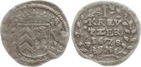 Hanau, Grafschaft 1 Kreuzer Friedrich Casimir, 1642 - 1685, Spanischer Schild, Schrift ohne Punkte -
