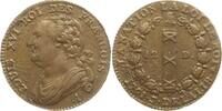 Frankreich, Constitution 12 Deniers Paris, Glockenmetall -