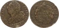 Frankreich, Constitution 2 Sols Typ FRANCAIS, Straßburg, Glockenmetall, An 5 -