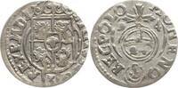 Polen, Königreich 1/24 Taler (Dreipölker) Sigismund III., 1587 - 1632, Bromberg, Variante mit geschlossenem Wappen -