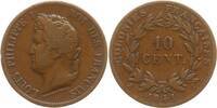 Französische Kolonien 10 Centimes Louis Philippe I., 1830 - 1848 -