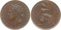 Großbritannien Farthing George IV., 1820 - 1830 -