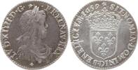 Frankreich, Königreich 1/12 Ecu a la mèche longue Ludwig XIV., 1643 - 1715, Lyon -