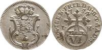 Sachsen-Weimar-Eisenach 6 Pfennig Ernst August Constantin unter Vormundschaft, 1749 - 1755, Eisenach -