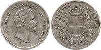 Italien 50 Centesimi 1860 Vittorio Emanuele II., Provisorische Regierung, 1859 - 1861, Florenz Gutes sehr schön