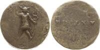 Astrologie Bronzegussmedaille Merkur mit Caduceus / Jahreszahl M D C L X I V -