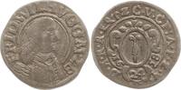 Brandenburg-Preußen 1/24 Taler (Groschen) Friedrich Wilhelm, 1640 - 1688, Halberstadt, v. Schr. 1325 -