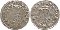 Brandenburg-Preußen 1/24 Taler (Groschen) Friedrich Wilhelm, 1640 - 1688, Halberstadt, Lorbeerblattreif, v. Schr. 1322 -