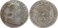 Frankreich, Königreich 1/12 Ecu a la mèche longue Ludwig XIV., 1643 - 1715, Lyon -