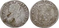 Frankreich, Königreich 1/12 Ecu a la mèche longue Ludwig XIV., 1643 - 1715, Limoges -