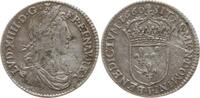 Frankreich, Königreich 1/12 Ecu au buste juvénile Ludwig XIV., 1643 - 1715, Limoges -