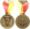 Schweiz-Neuchatel Bronzemedaille v. Huguenin, auf Guillaume Farel und 400 Jahre Reformation -