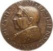 Schweiz - Basel Einseitige Bronzemedaille v. Hans Frei, für Teilnehmer am 450. Jubiläum der Universität, Stifter Pius II. -