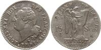 Frankreich, Königreich 15 Sols Ludwig XVI., 1774 - 1793, Constitution, Paris, An 3, Mzz. Reiher -