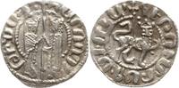 Armenien Tram Hetoum I. und Zabel, 1226 - 1271, Herrscherpaar / Löwe n.r. vor Patriarchenkreuz -