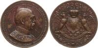 Deutschland, Kaiserreich Bronzemedaille v. K. Schwenzer, a.d. 70. Geburtstag und 50. Dienstjubiläum Otto von Bismarck -