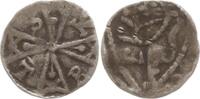 Niederlande - Herzogtum Brabant, Louvain/Löwen Denar (Denier) Heinrich IV., 1261 - 1267, Brabantisches Kreuz, B-A-S-T / Schild mit Löwe n.l. -