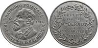 Frankreich, 3. Republik, Stadt Paris Aluminiummedaille Auf die Präsidentschaftswahl, Raymond Poincare, Maison Bernot (Hrsg.) -