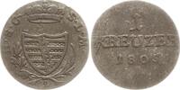 Sachsen-Coburg-Saalfeld, Herzogtum 1 Kreuzer Franz Friedrich Anton, 1800 - 1806 -